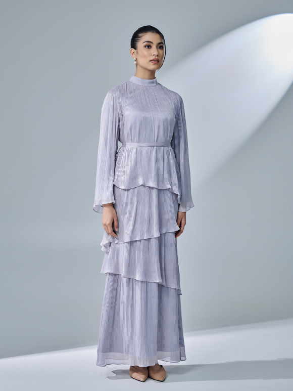 SERENE DRESS - GRAY LILAC SERENE DRESS - GRAY LILAC